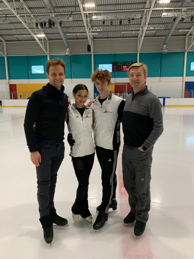 Other image for Billy hopes to emulate coach Christropher Dean at future Winter Olympics